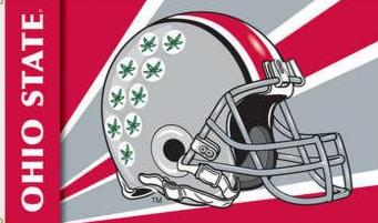 OHIO STATE HELMET FLAG