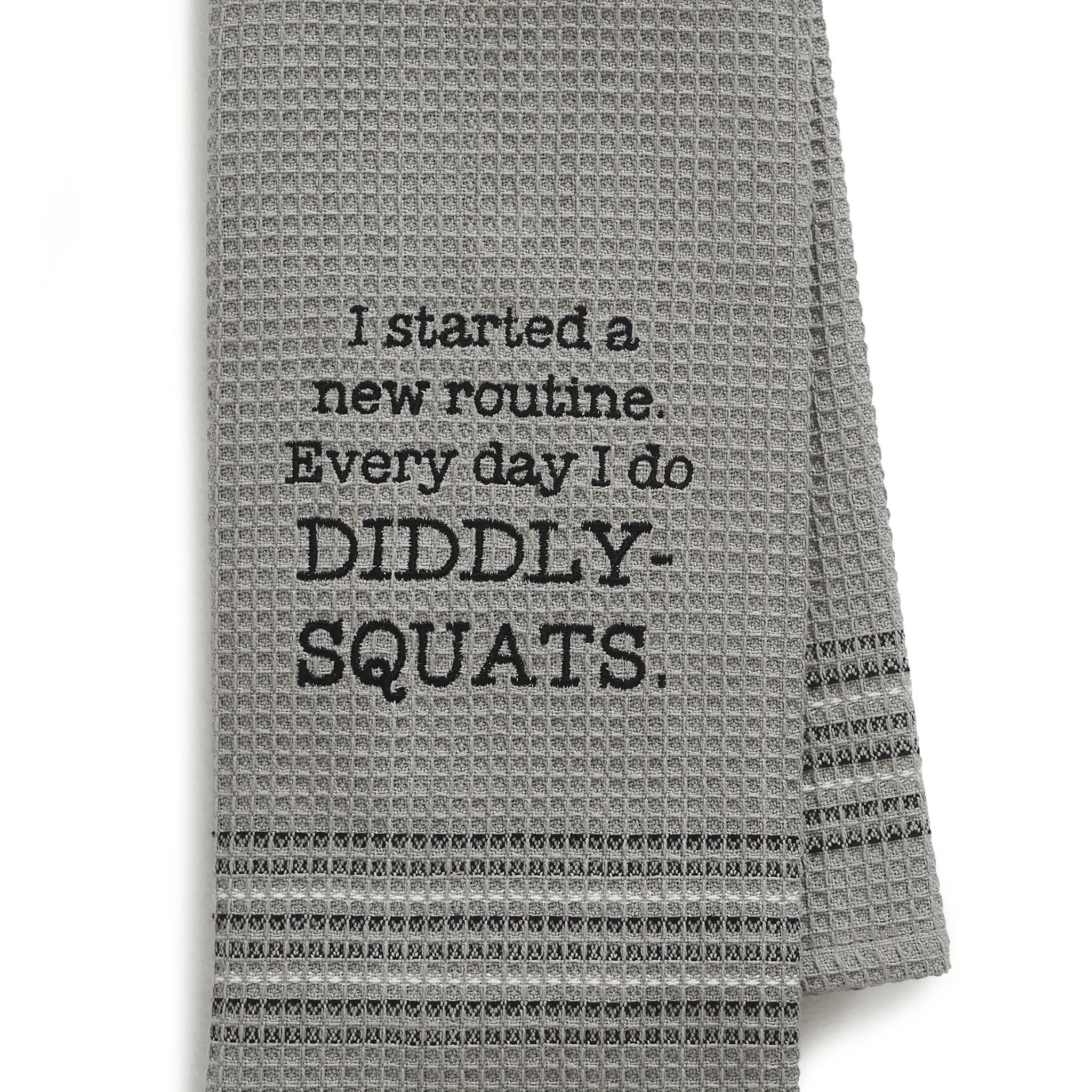 DIDDLY-SQUAT DISHTOWEL