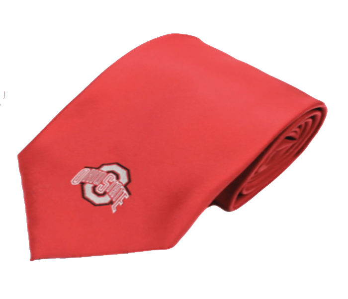 red neck tye with buckeye logo