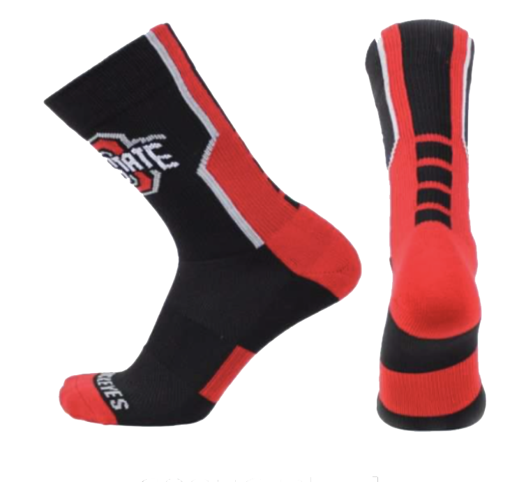 socks, OHIO STATE ATHLETIC PERFORMANCE SOCKS