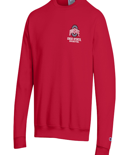 red long sleeve shirt, ohio state logo