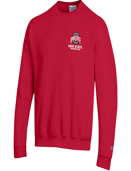 red long sleeve shirt, ohio state logo