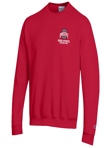 red long sleeve shirt, ohio state logo