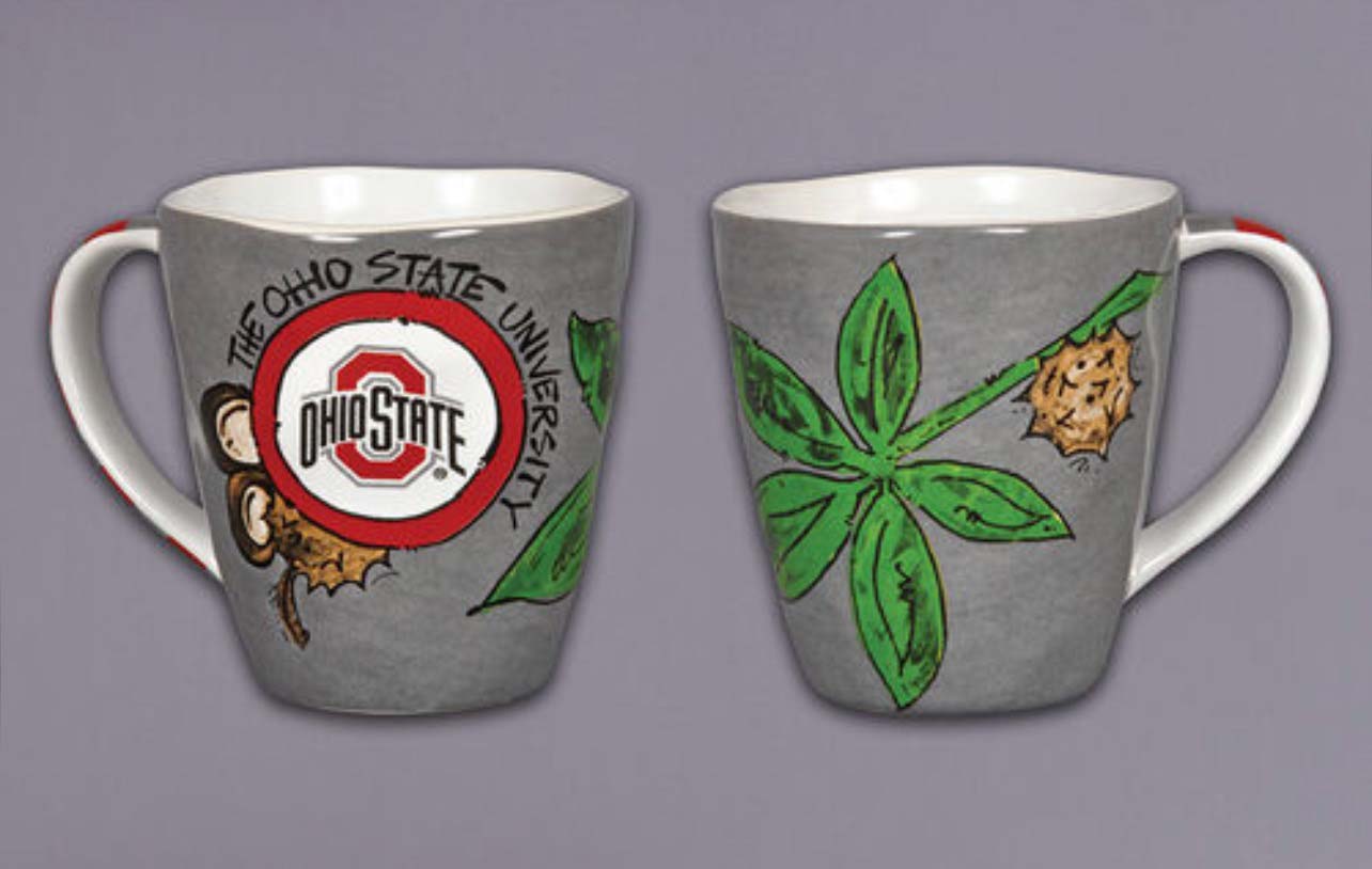 Ohio State Buckeyes Coffee mug cup NCAA college Football Boelter red OSU  fan boy