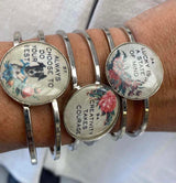 LITTLE WORDS CUFF BRACELETS BY "SKEETER"