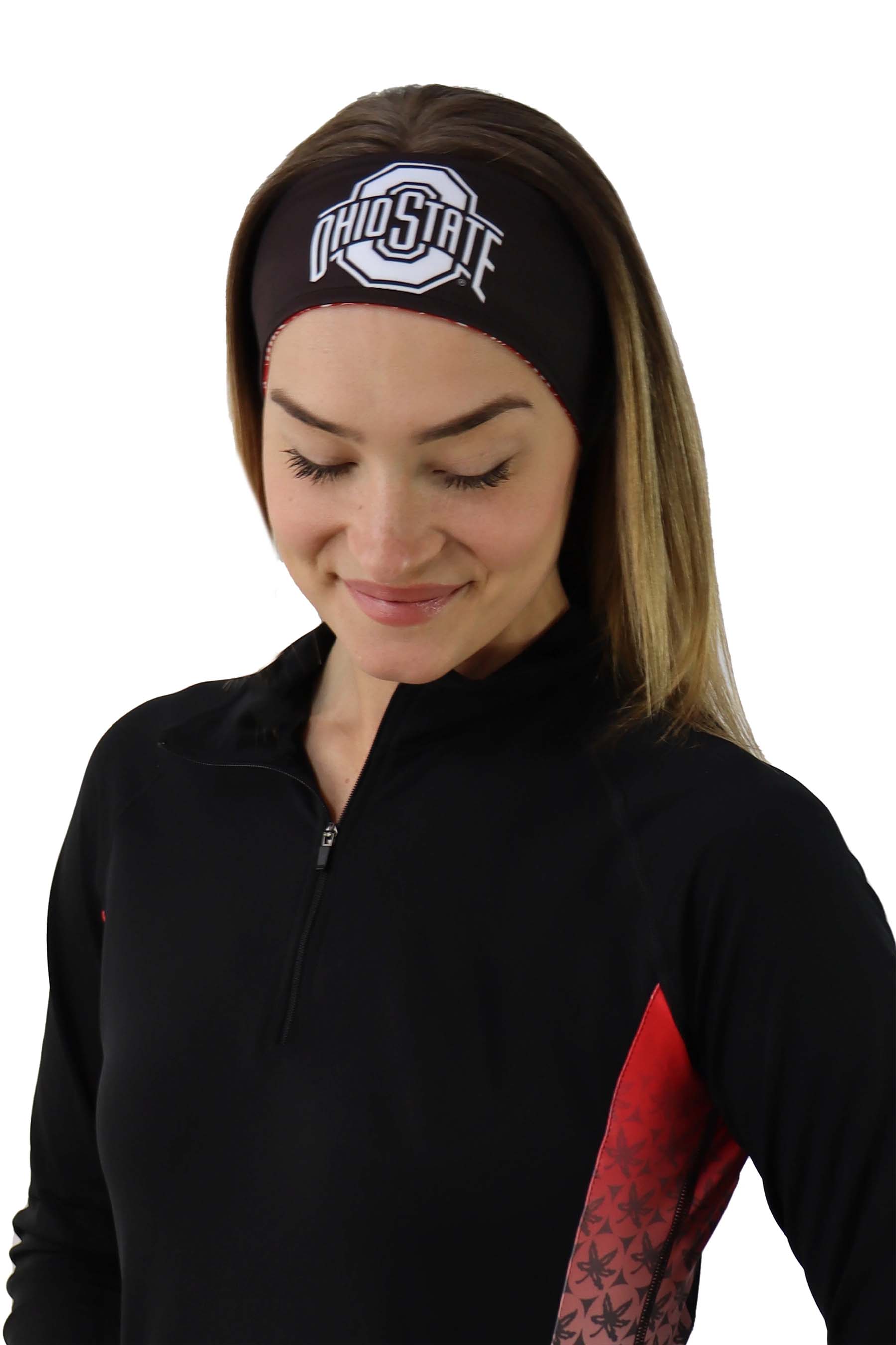 ohio state logo OHIO STATE BANDANA PRINT HEADBAND