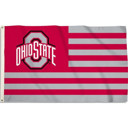 Ohio State University Buckeyes Nation Flag
