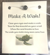 MAKE A WISH GIFT WITH BEAD AND STRING BRACELET BY "SKEETER"