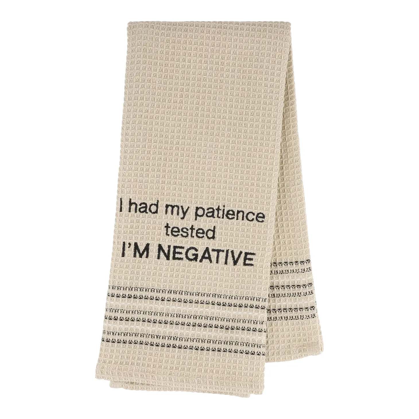 I'M NEGATIVE Dishtowel 
