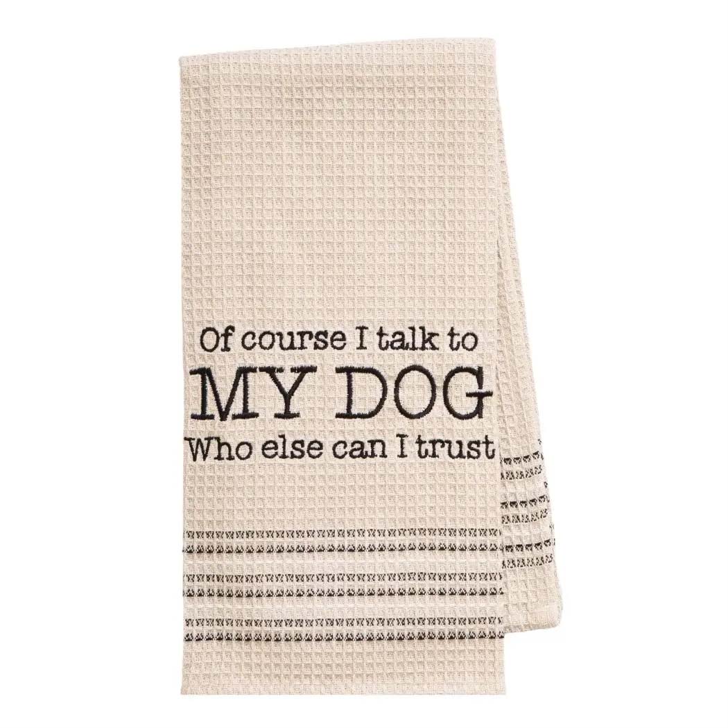 my dog dishtowel