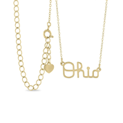 hypoallergenic Ohio State necklace for women