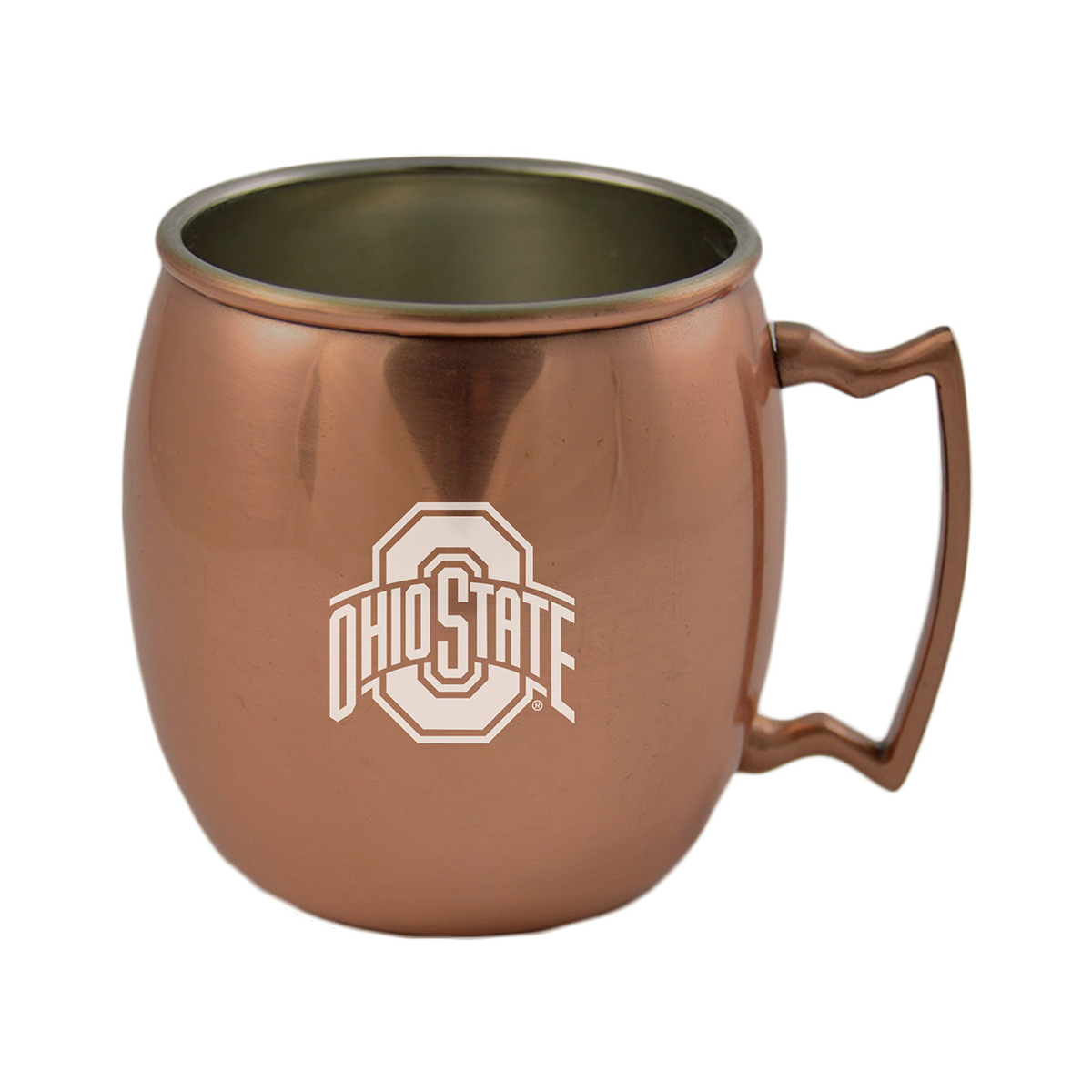 copper mug Ohio State University logo