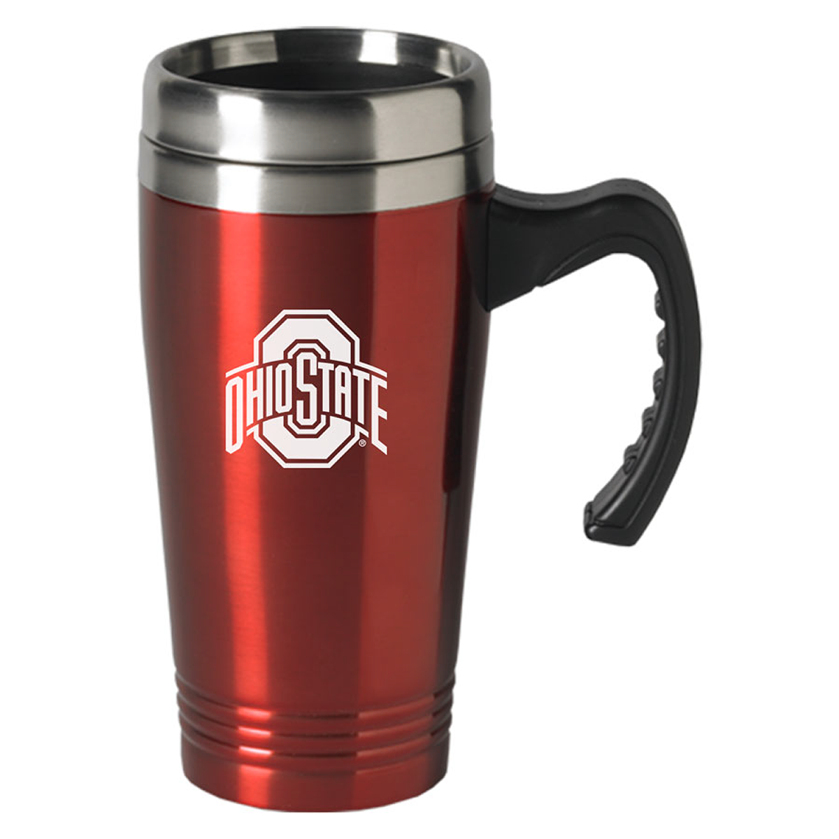 Ohio State Buckeyes 18 oz. ROADIE with Handle Travel Mug – Great American