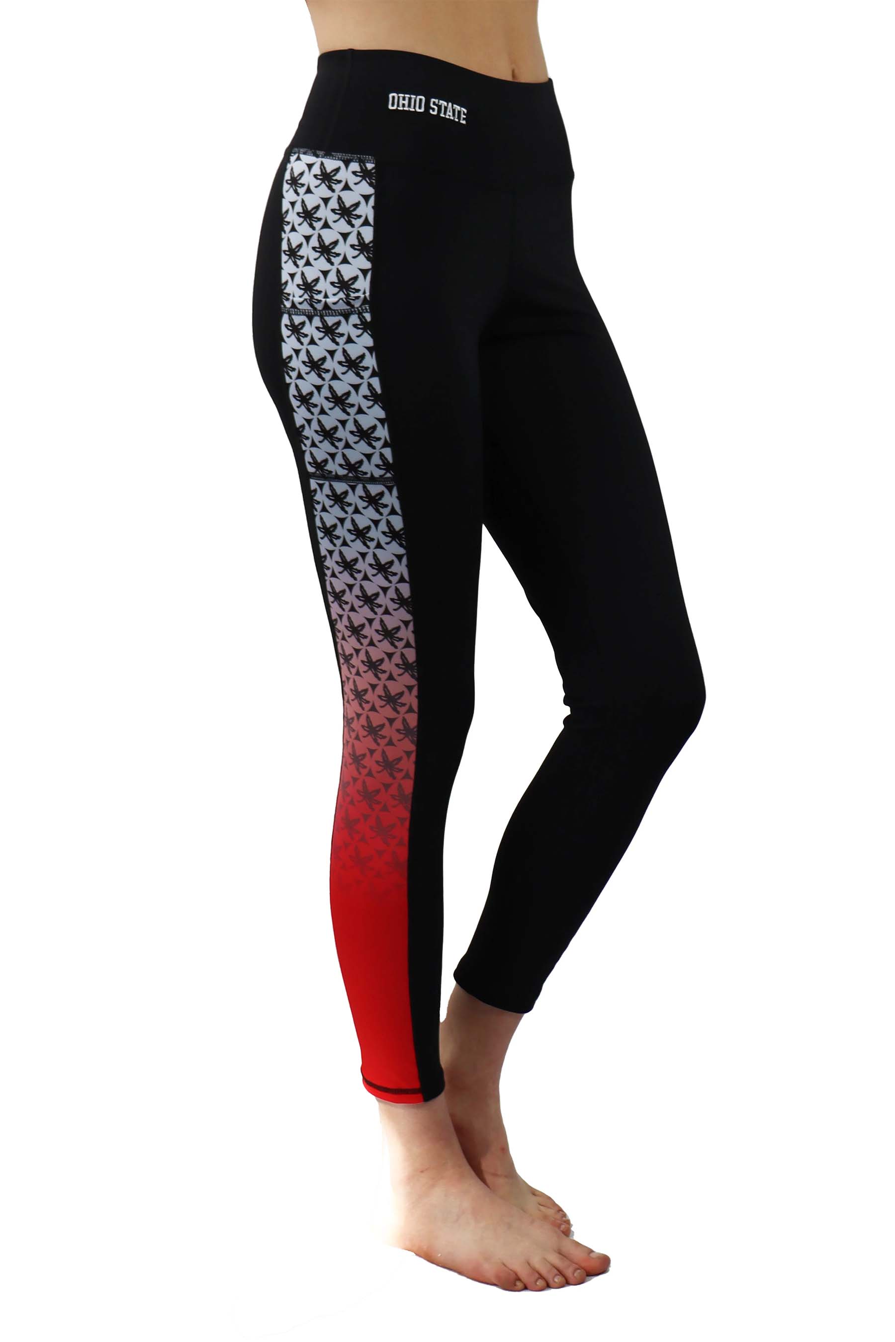 left side, Ombre Cell Phone Pocket Legging 