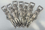 OHIO STATE BRUTUS PEWTER BOTTLE OPENER