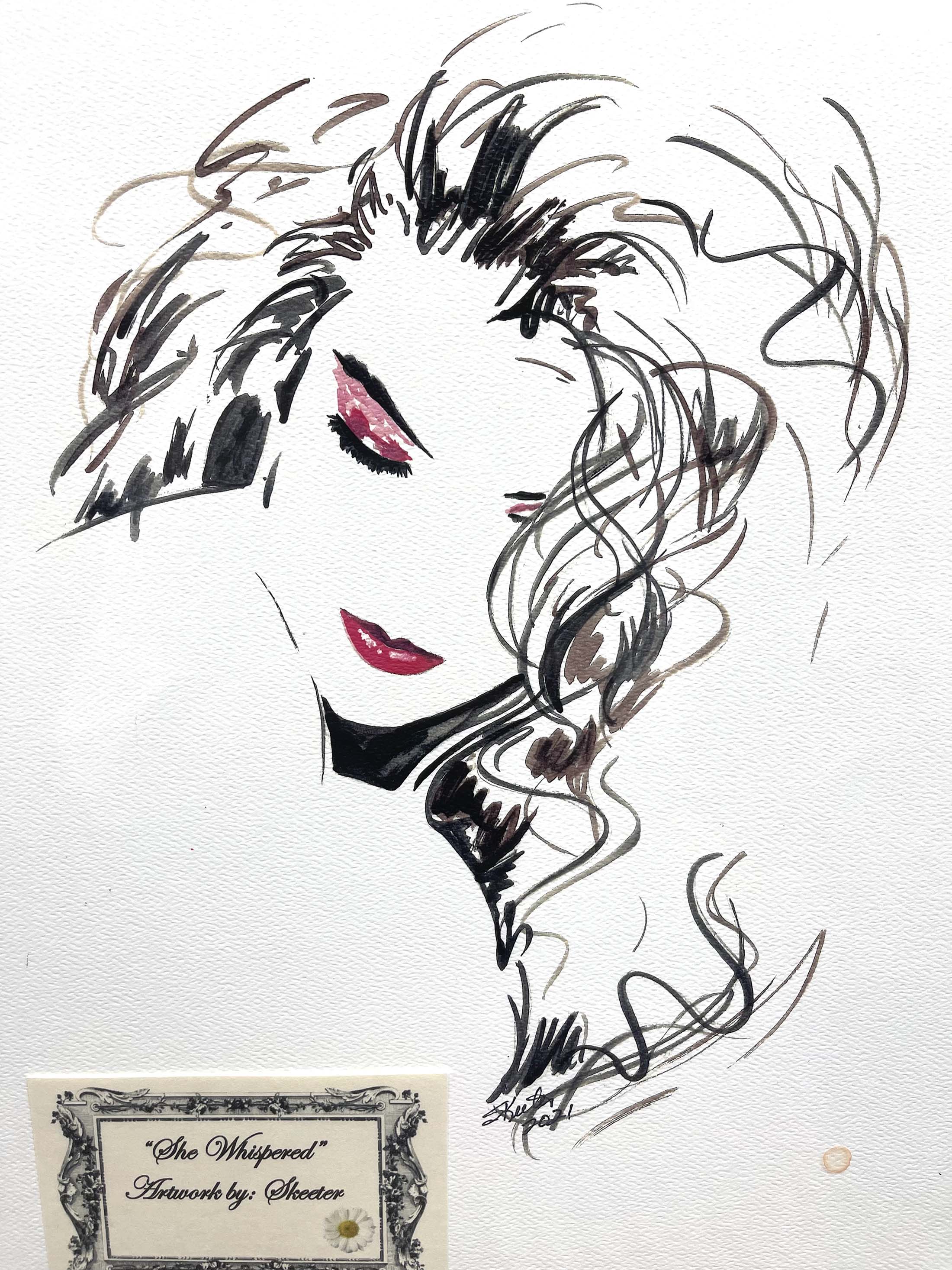 watercolor, women