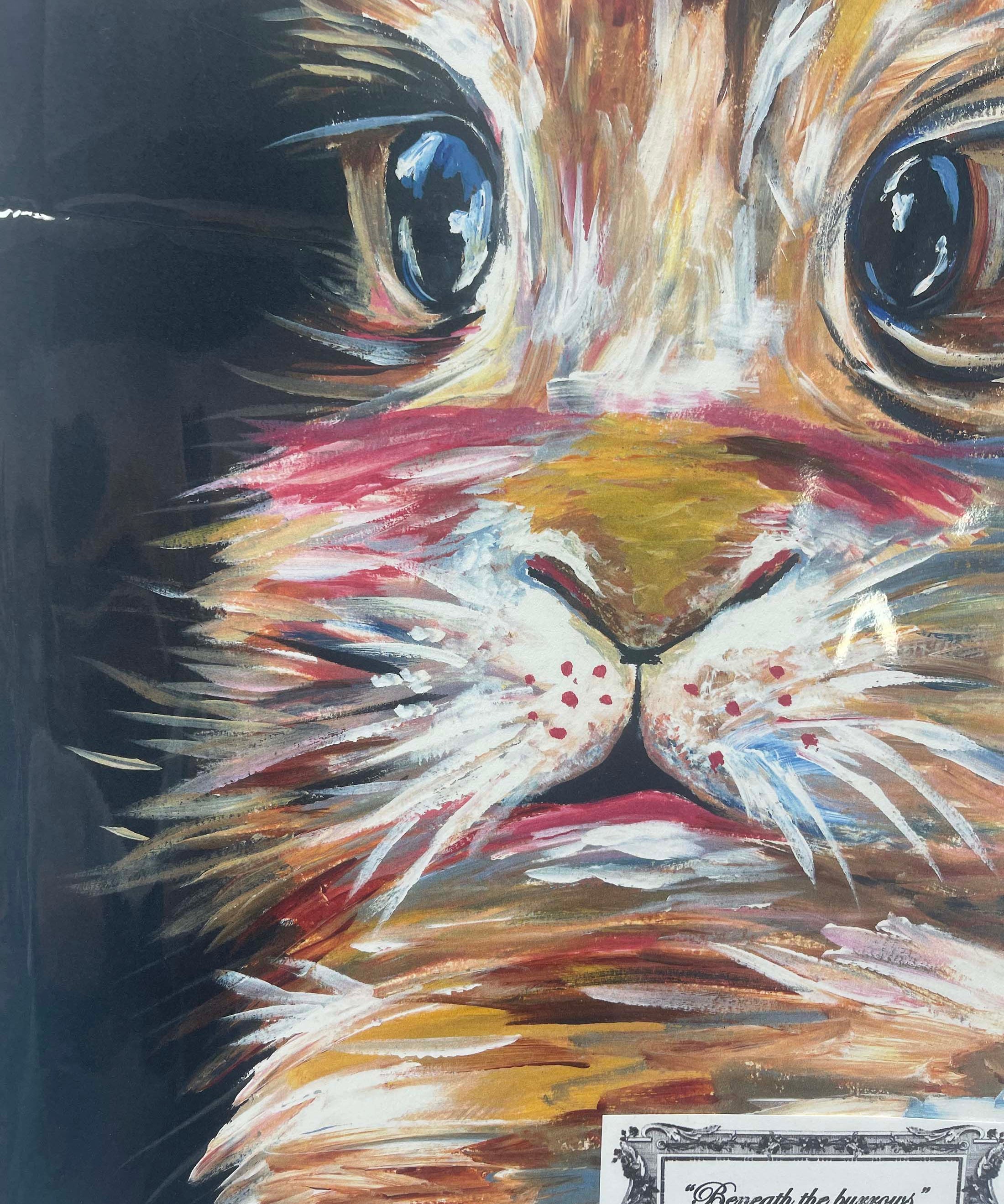 watercolor, rabbit