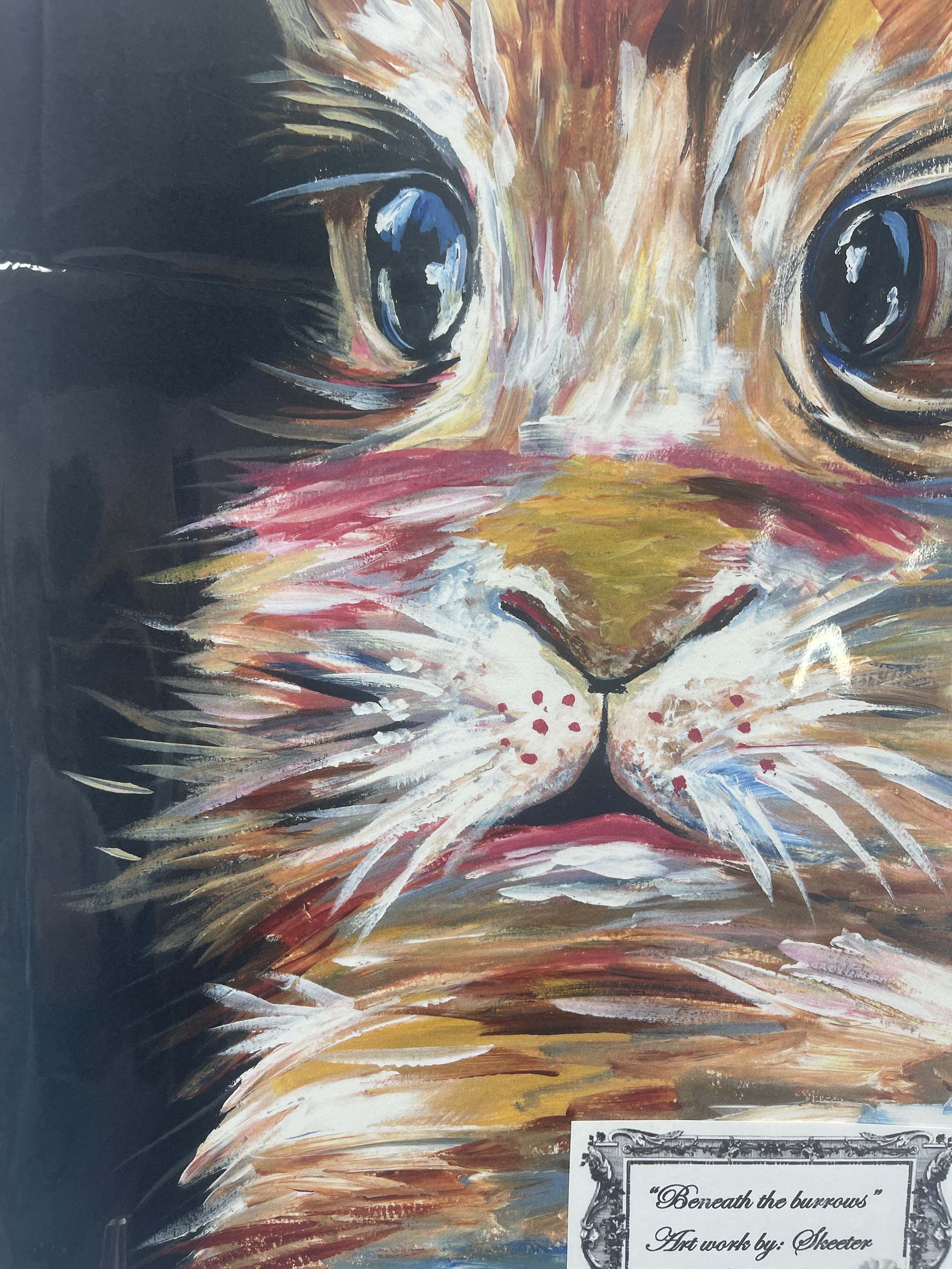 watercolor, rabbit