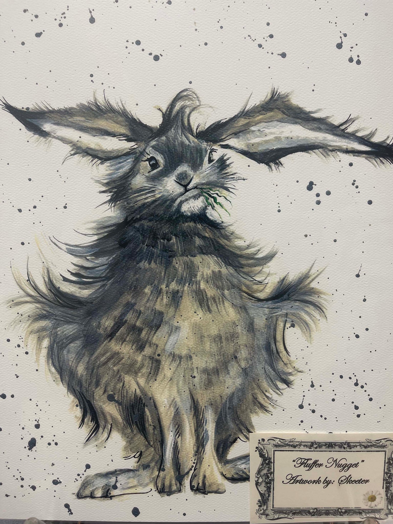 watercolor, rabbit