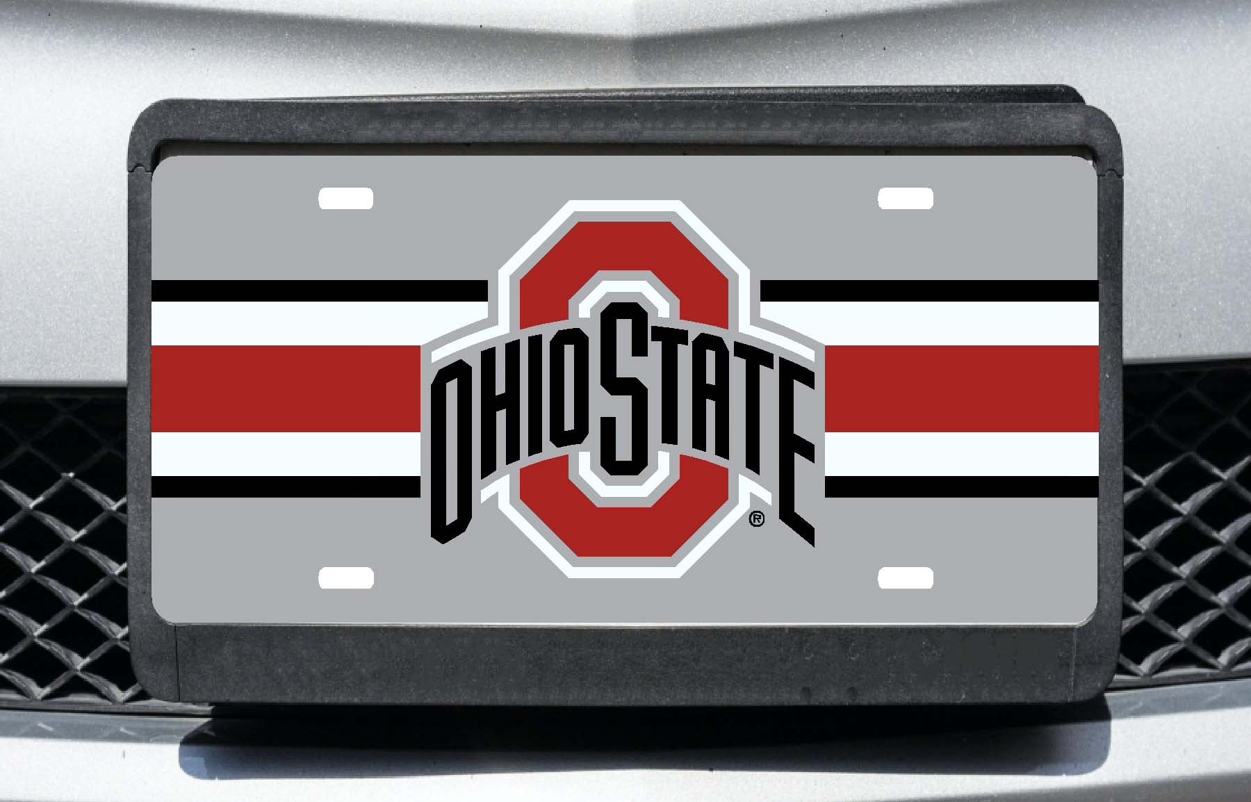 OHIO STATE Diamond License Plate