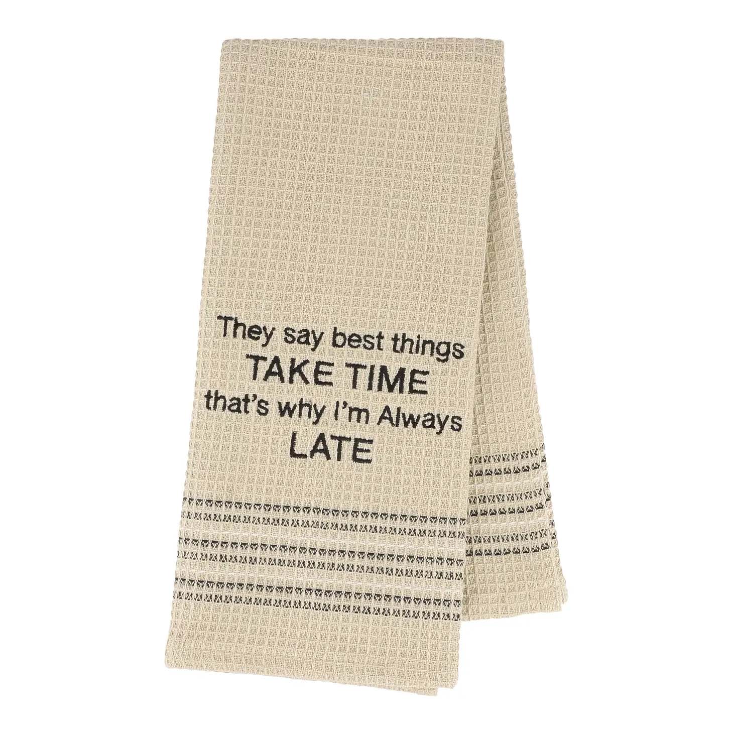 TAKE TIME Dishtowel