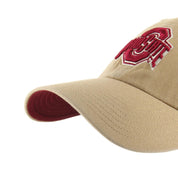 tan classic OSU logo on front of side view