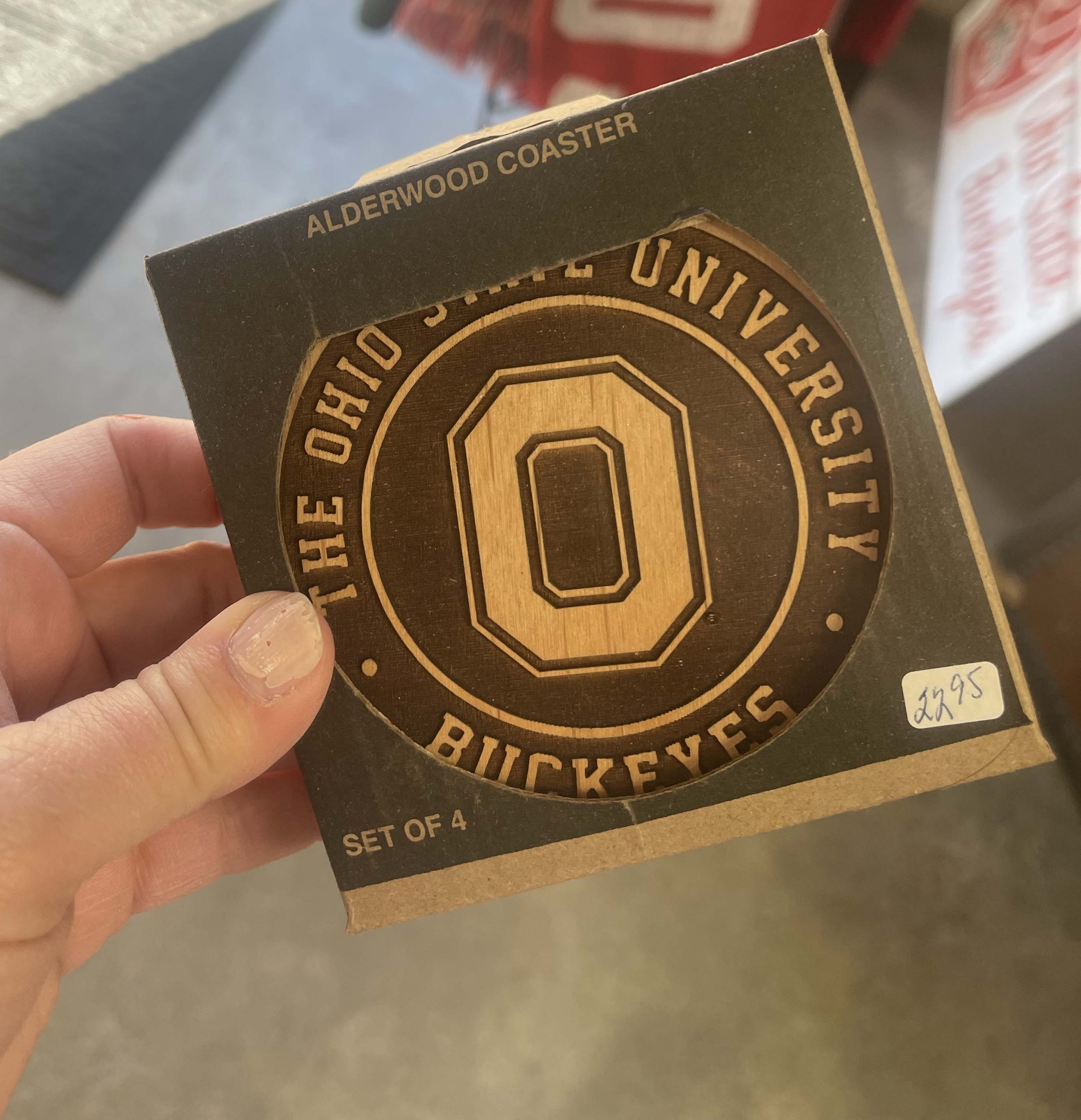 ALDERWOOD OHIO STATE UNIVERSITY COASTER