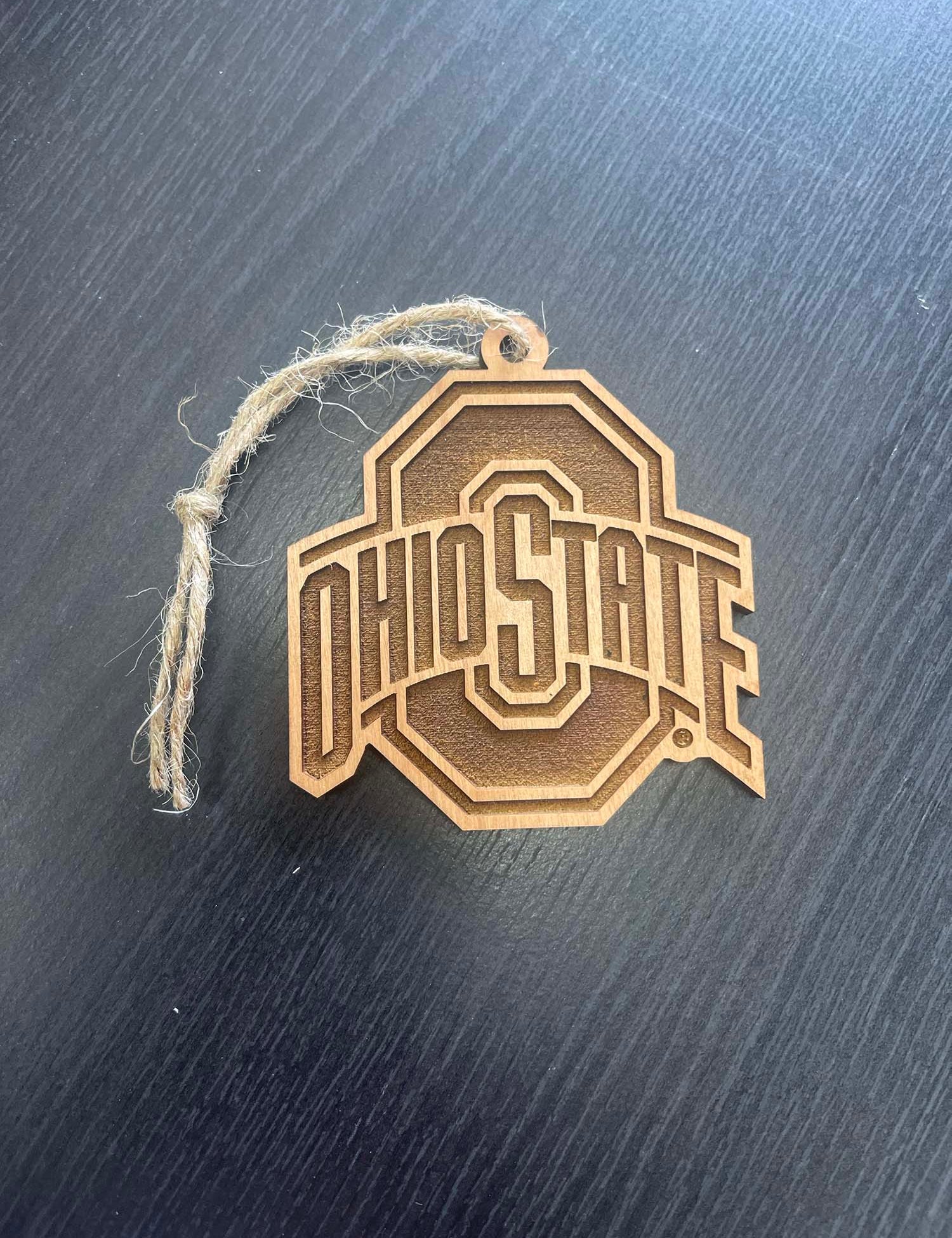 Wood Ornament Ohio State University